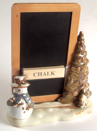 Forest Friends Chalk Board Figurine