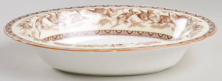 12778 (Scallop) 9" Oval Vegetable Bowl