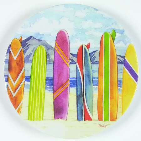 Surfs Up (Melamine) Melamine Salad Plate