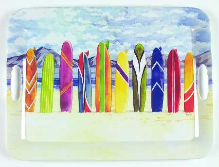 Surfs Up (Melamine) Melamine Tray