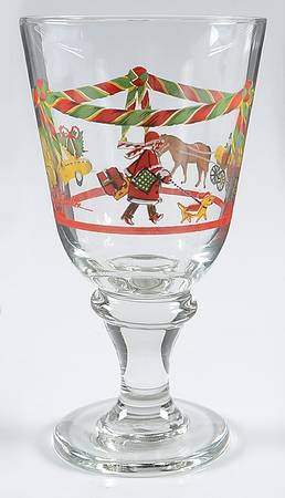 Christmastime in the City 15 Oz Glassware Goblet