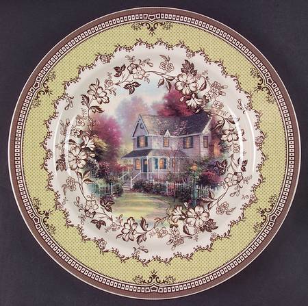 Cottage Accent Dinner Plate