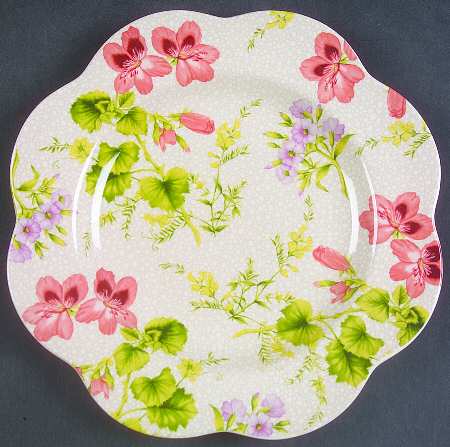 Home Accents Botanical 9" Daisy Plate