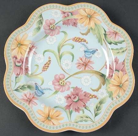 Home Accents Exotic Garden 9" Daisy Plate