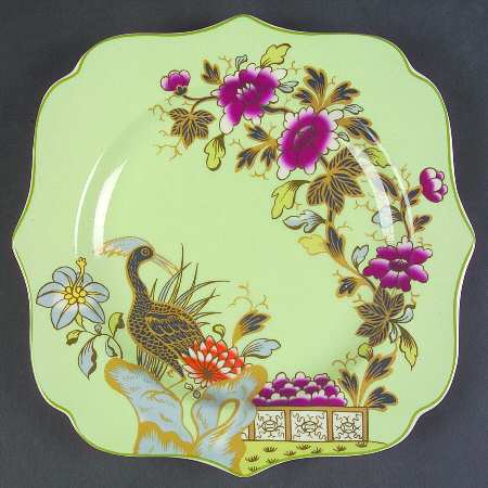 Home Accents Kimono 9" Square Fancy Plate