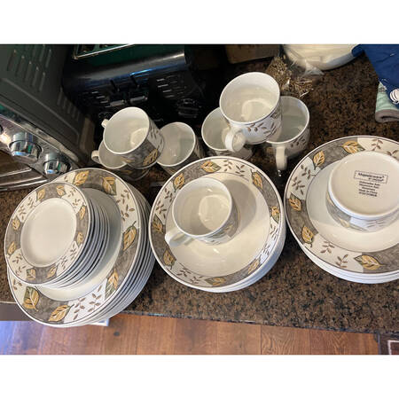 October Flat Cup & Saucer Set
