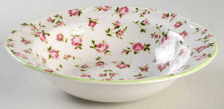 Garden Filigree Rim Soup Bowl