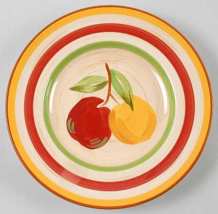Apple Stripes Salad Plate