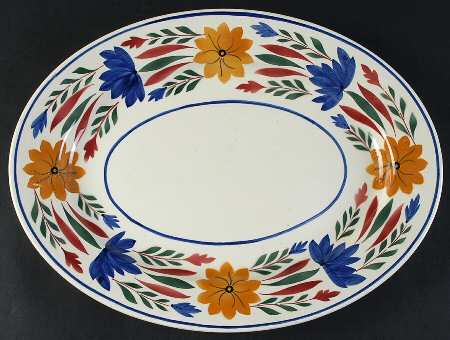 SQM6 14" Oval Serving Platter