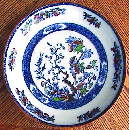 Indian Tree (Rust, Blue, Smooth, No Trim) by Spode