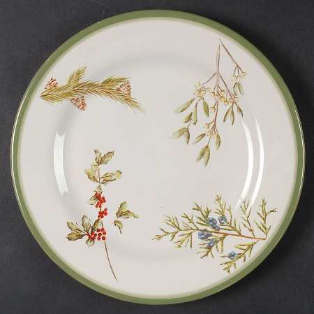 Holly Greens Salad Plate