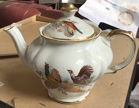 Pheasant Teapot & Lid