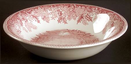 Winter's Eve Red (Camilla) Ascot Coupe Cereal Bowl