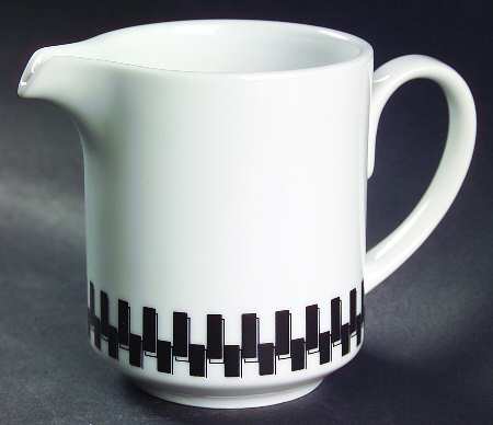 Foley Square Black Creamer