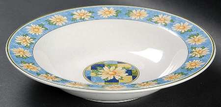 Summer Daisy Rim Soup Bowl