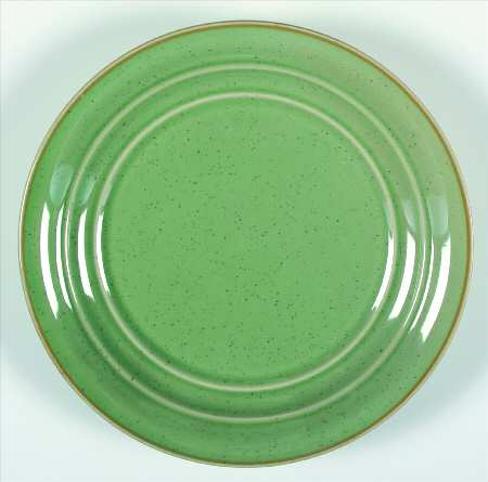 Country Crock Green Speckle Salad/Dessert Plate