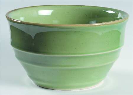 Country Crock Green Speckle Deep Soup/Cereal Bowl