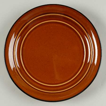 Country Crock Brown Speckle Salad/Dessert Plate