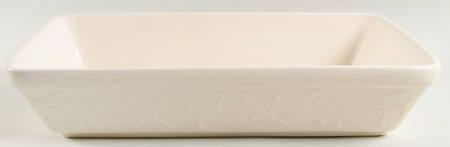 Sorrento Ivory 13" Rectangular Baker by Signature