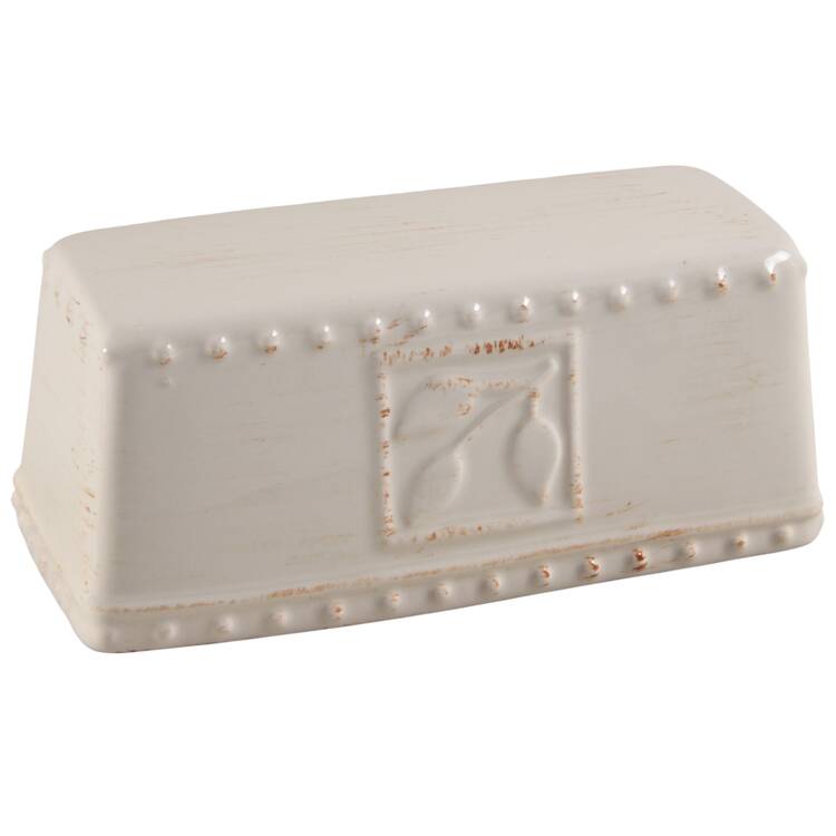 Sorrento Ivory Lid for 1/4 Lb Butter