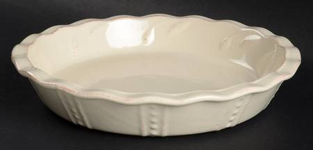 Sorrento Ivory 10" Pie Baking Plate