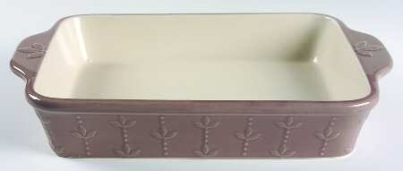 Sorrento Suede 13"  Rectangular Baker