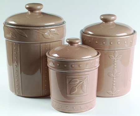 Sorrento Suede (3 Piece) Canister Set (Box Set)