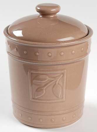 Sorrento Suede Small Canister & Lid