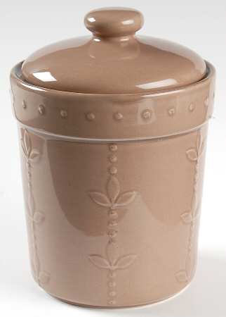 Sorrento Suede Medium Canister & Lid