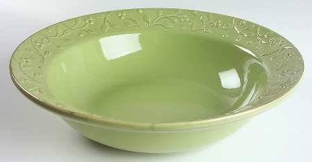 Chelsea Honeydew (Lt Green) 12" Large Salad Serving Bowl