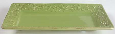 Chelsea Honeydew (Lt Green) Rectangular Tray 11"