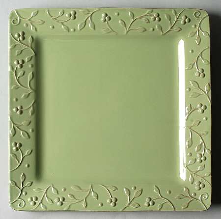Chelsea Honeydew (Lt Green) Square Dinner Plate