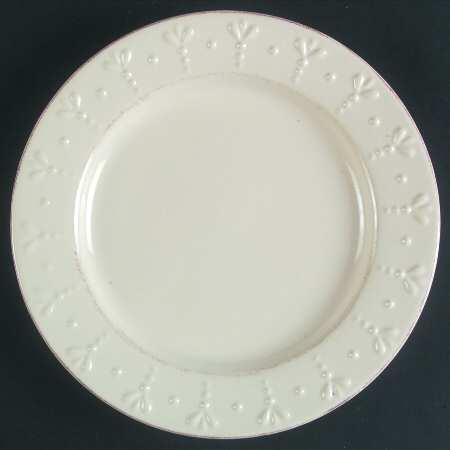 Now and Then Linen Salad Plate