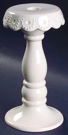 Now and Then Linen 8" Tall Candlestick