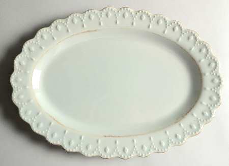 Now and Then Mint 14" Oval Serving Platter