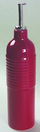 Boscoware Red Oil Jar & Drizzle Spout