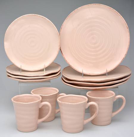 Ceramica Pink 12 Piece Set
