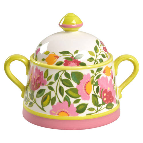 Emma's Garland Sugar Bowl & Lid