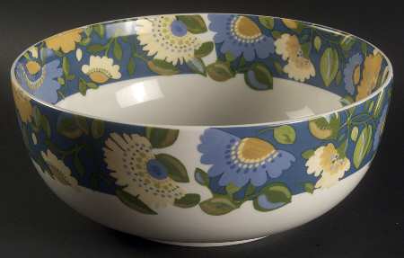 Chicory Hymn 9" Round Serving Bowl
