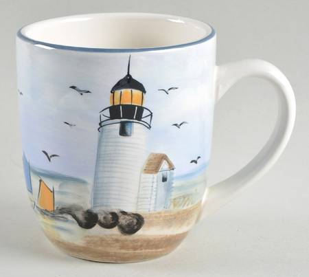 Nantucket Shoreline (Handpainted) Mug