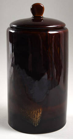 Tortoise Shell Large Canister & Lid