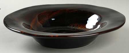 Tortoise Shell Large Rim Soup Bowl