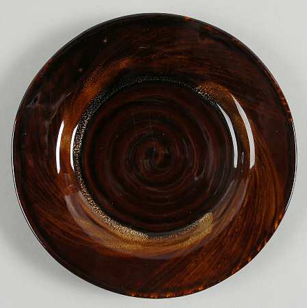 Tortoise Shell Salad Plate