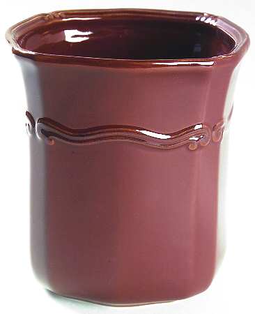 Isabella Espresso Brown Utensil Holder by Signature