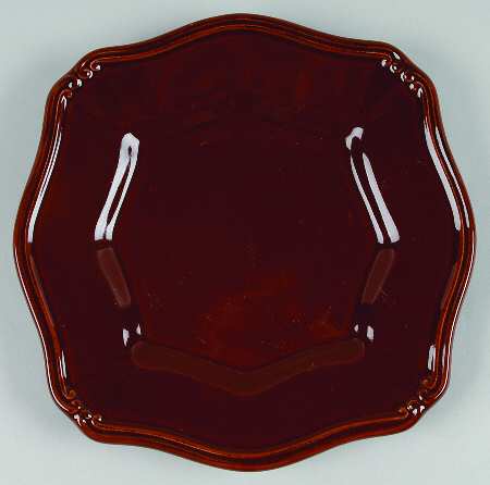 Isabella Espresso Brown Salad Plate