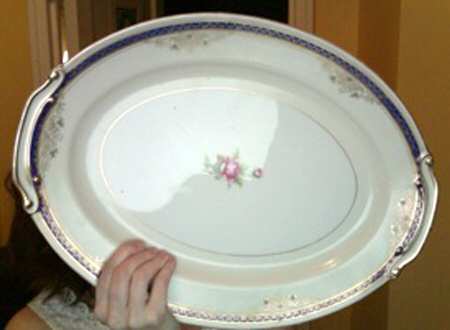 SAN96 16" Oval Serving Platter