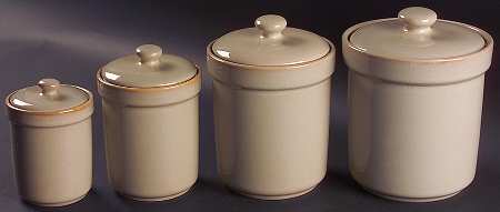 Passion Beige (4 Piece) Canister Set (Box Set)