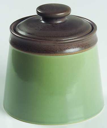 Prelude Green Sugar Bowl & Lid