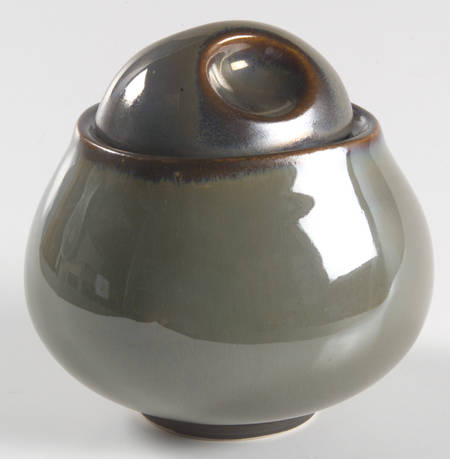 Visions Avocado Sugar Bowl & Lid