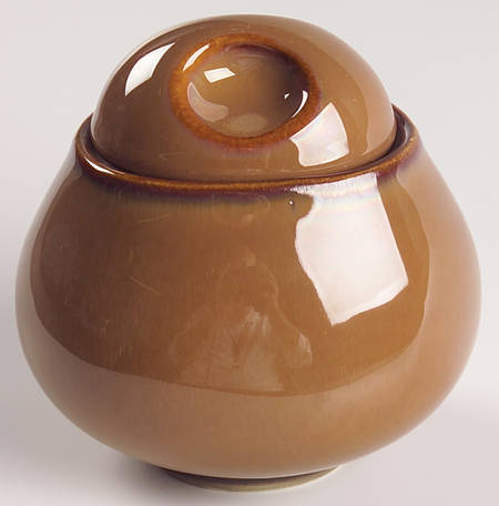 Visions Cocoa Sugar Bowl & Lid